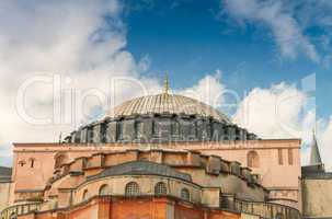 Hagia Sophia Cathedral exterior view, Istanbul