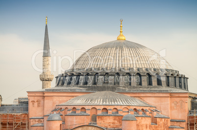 Beautiful view of Hagia Sophia, Istanbul