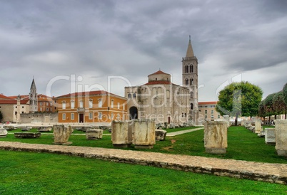Zadar Kirche Sankt Donatus - Zadar St. Donatus Church 01