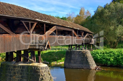 Zwickau Roehrensteg - Zwickau wooden bridge 01