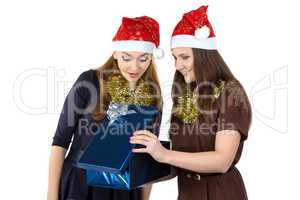 Photo of two women with the gift