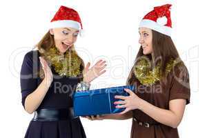 Image of smiling women with the gift