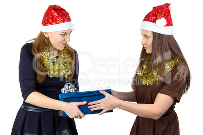 Photo of young women with the gift