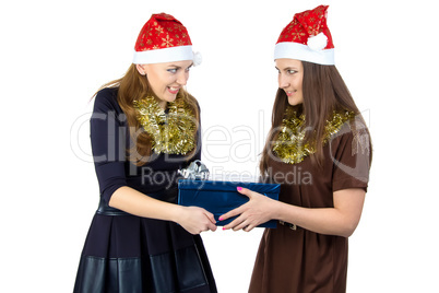 Image of young women with the gift