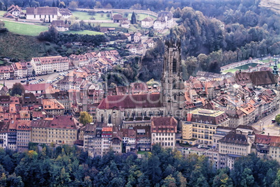 Cathedral of St. Nicholas in Fribourg, Switzerland