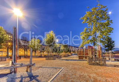 Plain of Plainpalais, Geneva, Switzerland, HDR