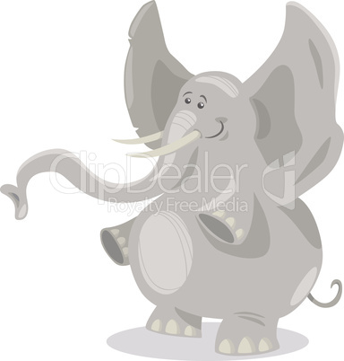 cute elephants cartoon illustration