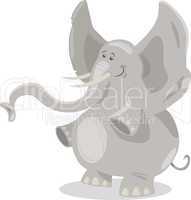 cute elephants cartoon illustration