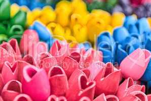 Colourful Tulips of Amsterdam Flower Market