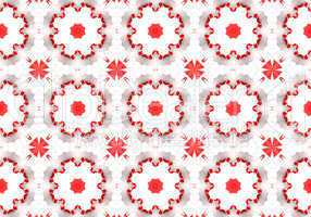 Ethnic pattern. Abstract kaleidoscope  fabric design.