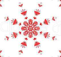 Ethnic pattern. Abstract kaleidoscope  fabric design.