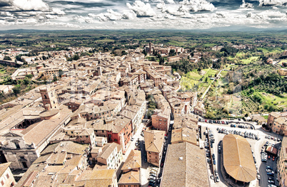 Beautiful view of Ancient Medieval Architecture, Tuscany