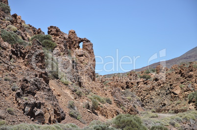 Felsen auf Teneriffa