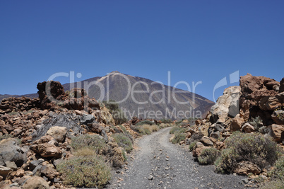 Wanderweg auf Teneriffa