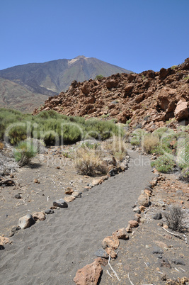 Wanderweg auf Teneriffa