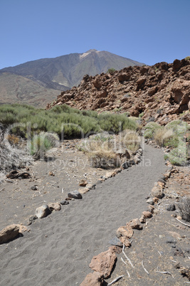 Wanderweg auf Teneriffa