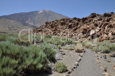 Wanderweg auf Teneriffa