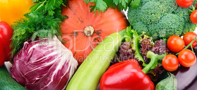 set of vegetables