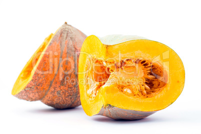 Pumpkin slice isolated