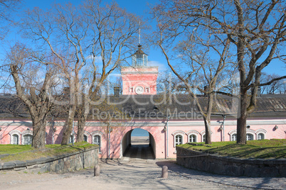 Gates of sea fortress Suomenlinna, Helsinki