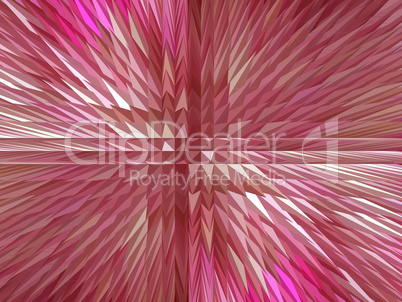 Red abstract background with sharp thorns