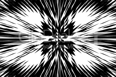 abstraction with black and white strips