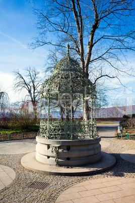 Water well on Schlossberg hill in Graz city