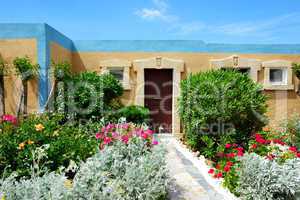 The building of luxury villa, Crete, Greece
