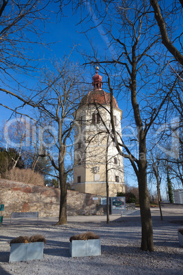 View of Glockenturm tower bell on Schlossberg hill, Graz