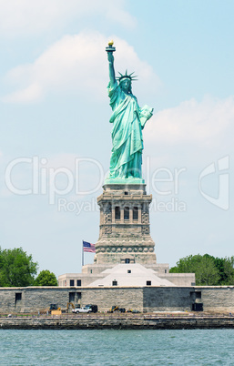 Amazing view of Statue of Liberty in New York