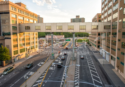 NEW YORK - JUNE 14, 2013: City street traffic on a beautiful day