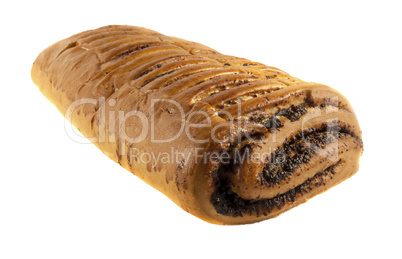 Roll with poppy seeds