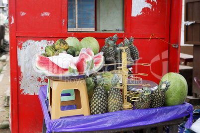 Fruit stand on the roadside