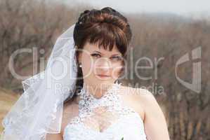 Portrait beautiful bride