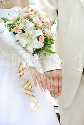 Hands of the marrying