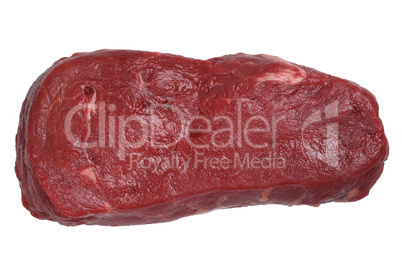 Rohes Rindfleisch Steak isoliert