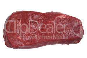 Rohes Rindfleisch Steak isoliert