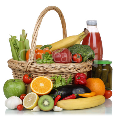 Vegetarisch Früchte, Gemüse, Obst, Lebensmittel Einkäufe im K