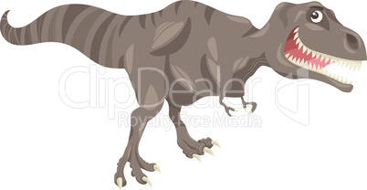 tyrannosaurus dinosaur cartoon illustration