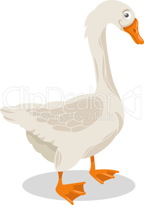 goose farm bird cartoon illustration