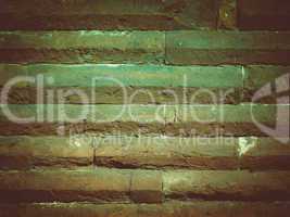 Retro look Roman wall