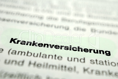 Krankenversicherung