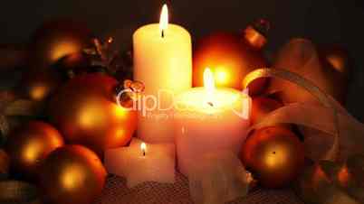Christmas Decorations and Candles