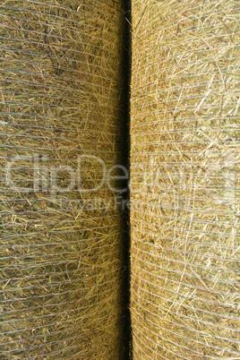 Straw bale background