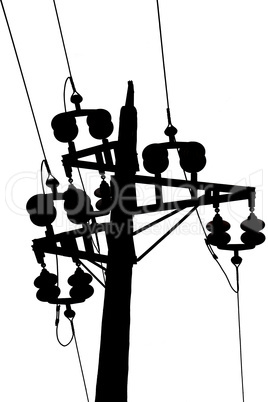 Old electric pole