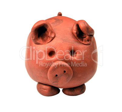 Clay pig