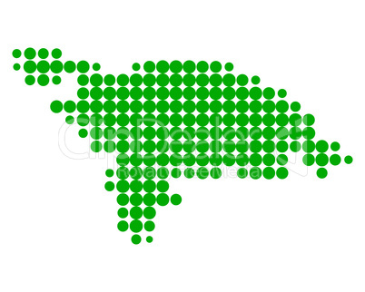 Karte des Thurgau