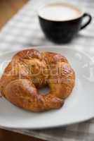 Croissant zum Frühstück