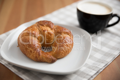 Croissant zum Frühstück