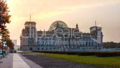 Reichstag building in Berlin, Germany